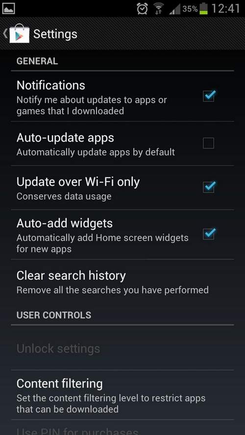 Galaxy S3 How to Disable Auto Update