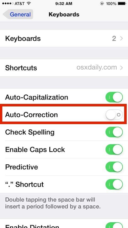 How to Disable Auto Correction In Iphone 5