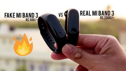 How to distinguish Mi Band 3 from a fake