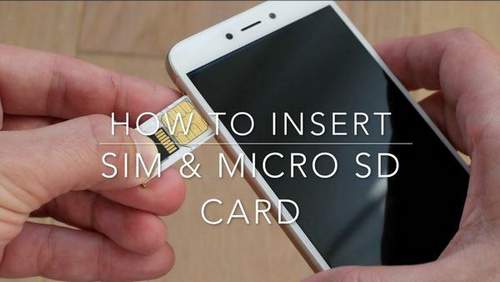 How To Insert A Sim Card In Xiaomi Redmi Note 4x