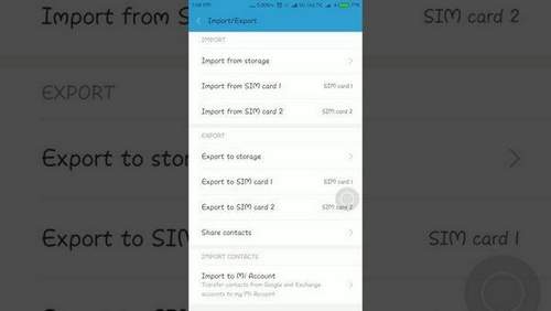 How To Transfer Contacts To Xiaomi