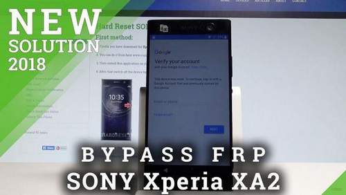 How to Unlock Sony Xperia Xa2 Screen