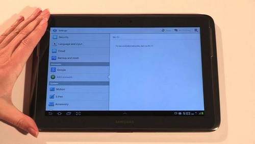 Setting Up Mail on a Samsung Galaxy Tab Tablet