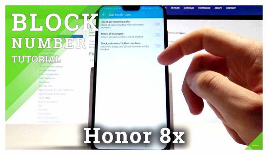 How to Block Phone Number on Honor