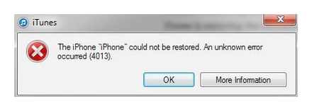 error, 4013, restoring, iphone