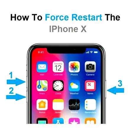 force, restart, iphone