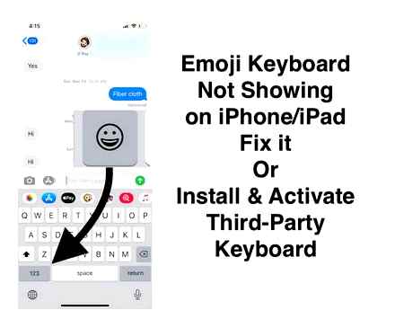 enable, emoji, iphone
