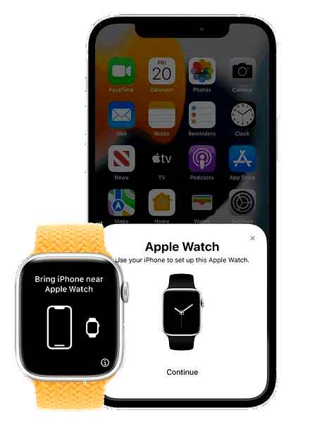 pair, apple, watch, iphone