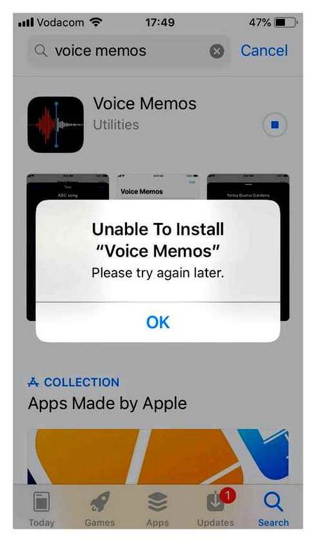 install, application, iphone