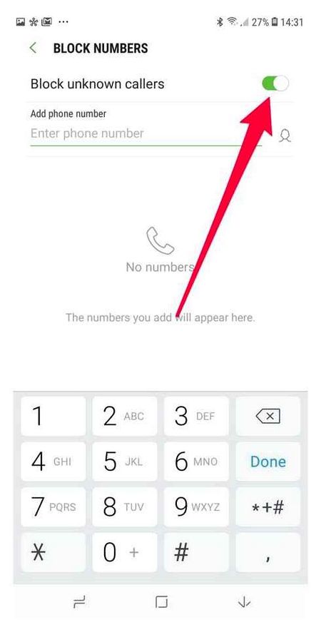 disable, hidden, number, phone, settings