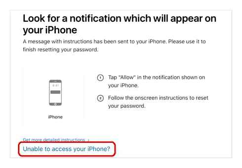 guide, access, iphone, forgot, password, disable