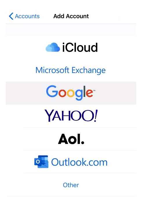 transfer, contacts, google, iphone