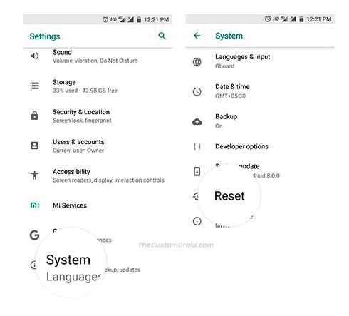 reset, settings, android, factory, xiaomi