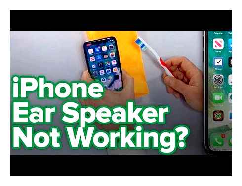 speaker, does, work, iphone, talking