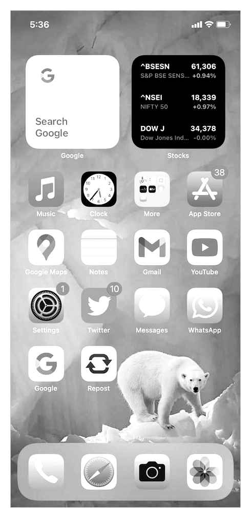 turn, black, white, your, iphone