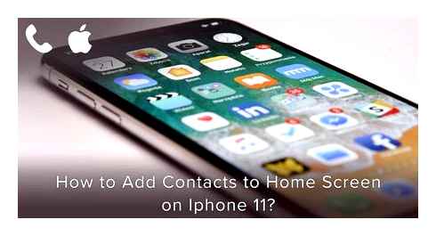 contact, your, iphone, screen