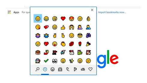 emoticons, laptop, insert, emoji, microsoft, word