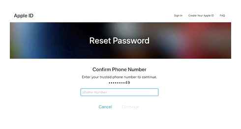 remember, password, apple, restore, reset