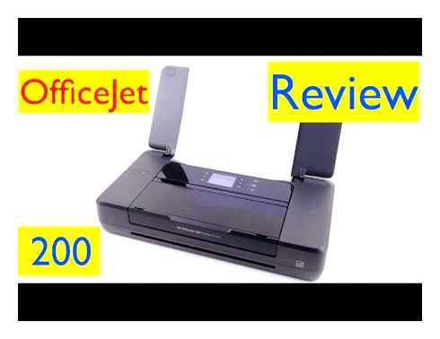 officejet, portable, printer, review