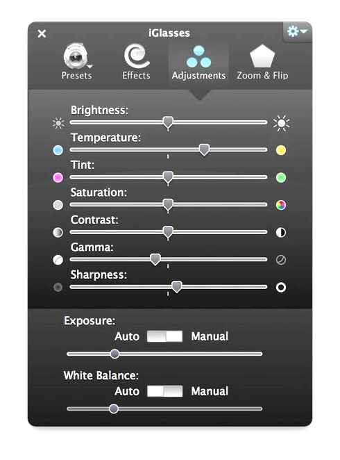 macbook, camera, adjust, settings