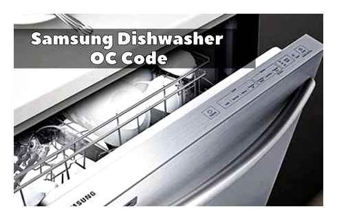 samsung, dishwasher, error, code